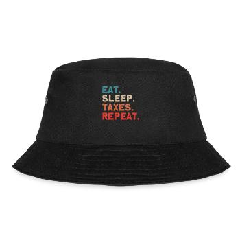 Buchhalter Geschenk Beruf Finanzen Steuerberater - Bucket Hat - Schwarz - Vorne - Lela (165cm)