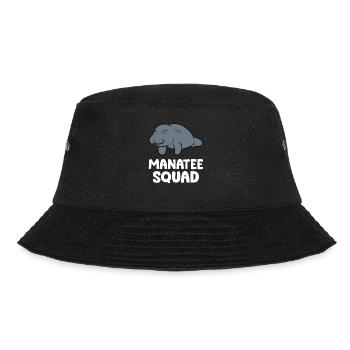 Manatee-Kader Team Manatee - Bucket Hat - Schwarz - Vorne - Lela (165cm)