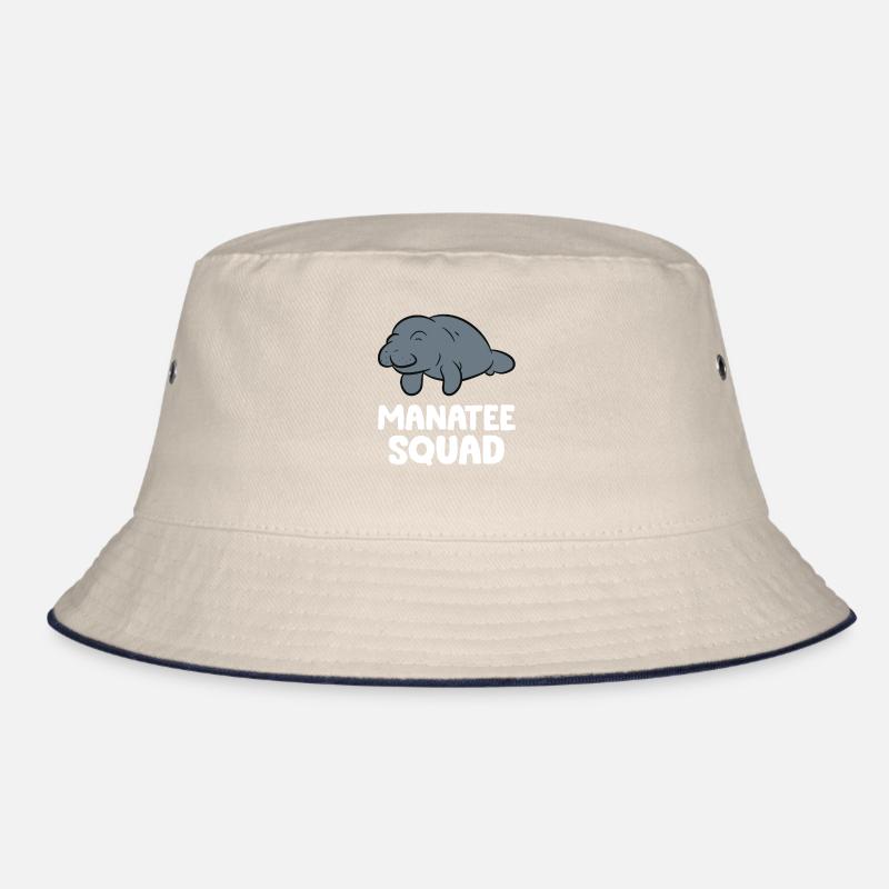 Manatee Squad Team Manatee Bucket Hat
