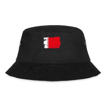 Official Bahrain Flag Bahraini Country Pride - Bucket Hat - black - Front - Lela (165cm)