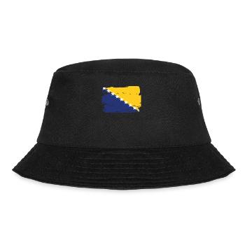 Drapeau officiel de la Bosnie Bosnie Country Pride Vintage - Bob - noir - Devant - Lela (165cm)