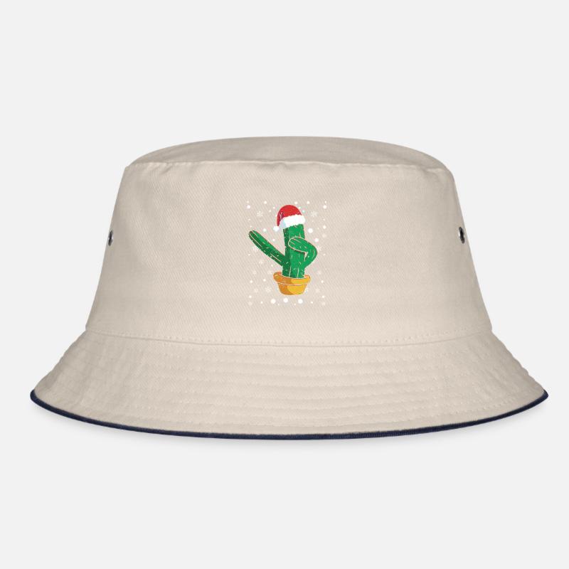 Dabbing Cactus Weihnachtsmann Mütze Weihnachten Bucket Hat