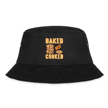 Baked Not Cooked Retro Funny Baking Baker T-Shirt - Bob - noir - Devant - Lela (165cm)