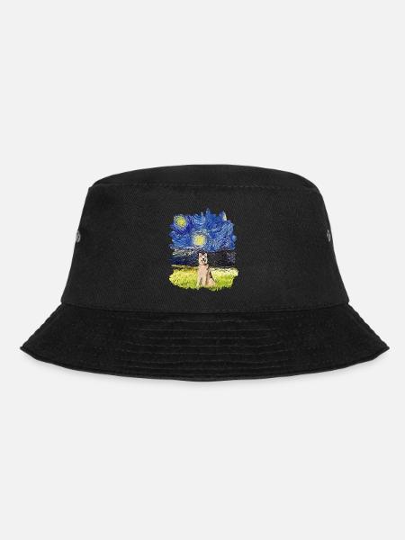 Sternennacht - Alaskan Husky - Bucket Hat - Schwarz