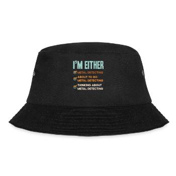 Flower whispering, gardener, flowers - Bucket Hat - black - Front - Lela (165cm)