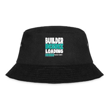 Construction worker invites training - Bucket Hat - black - Front - Lela (165cm)