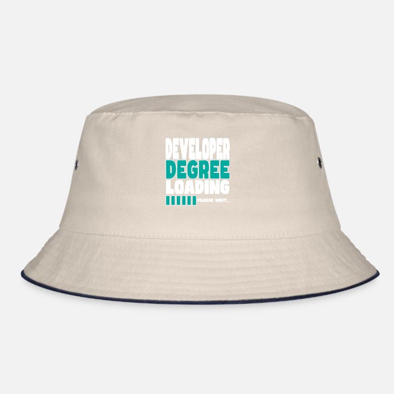 Softwareentwickler lädt Ausbildung Bucket Hat