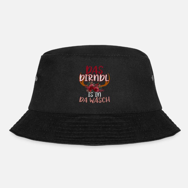 Mei Drindl - Bucket Hat - Schwarz