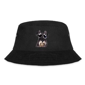 Miniature Schnauzer - Bucket Hat - black - Front - Lela (165cm)