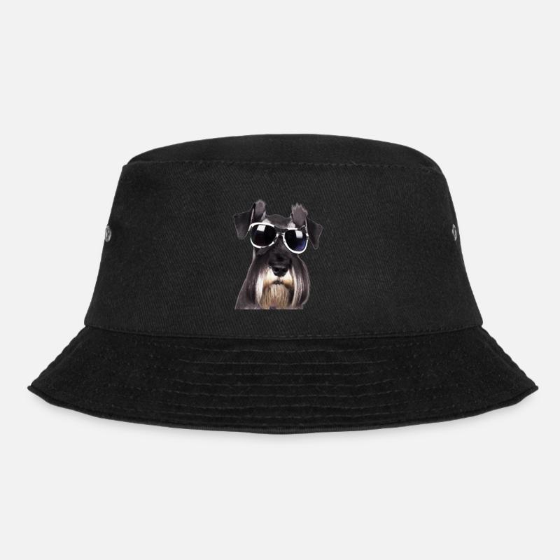 Miniature Schnauzer - Bucket Hat - Schwarz