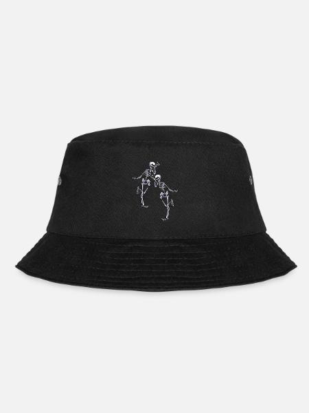 Dancing skeletons - Bucket Hat - black