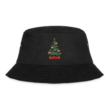 Christmas Tree Christmas Tree - Bucket Hat - black - Front - Lela (165cm)