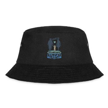 Love is spelled like autism - Bucket Hat - black - Front - Lela (165cm)
