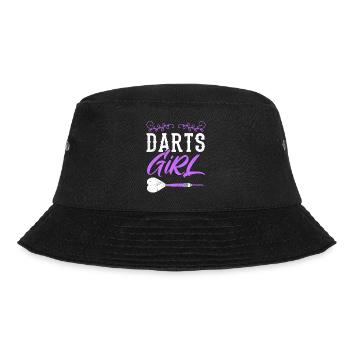 Darts Girl Women's Darts Play Darts Accessories Darts - Bucket Hat - black - Front - Lela (165cm)