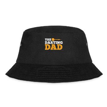 Papa darting Darts Men's Darts Darts Darts - Bucket Hat - black - Front - Lela (165cm)