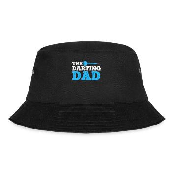 Papa darting Darts Men's Darts Darts Darts - Bucket Hat - black - Front - Lela (165cm)