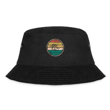 Olive food oil Retro Vegetarian Gift idea - Bucket Hat - black - Front - Lela (165cm)