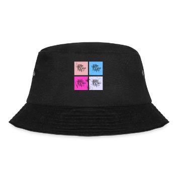 Olive food oil Retro Vegetarian Gift idea - Bucket Hat - Schwarz - Vorne - Lela (165cm)