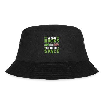 So Many Rocks So Little Space Mineral Collecting - Bucket Hat - Schwarz - Vorne - Lela (165cm)