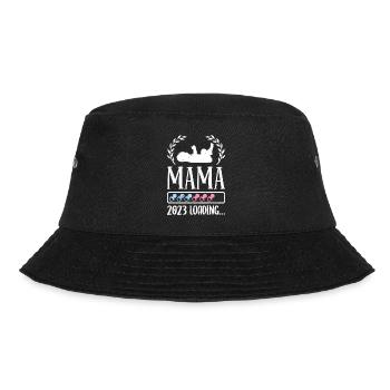 Mom 2023 loading pregnant Girl and Boy Mom - Bucket Hat - black - Front - Lela (165cm)