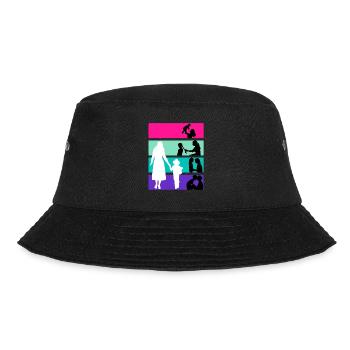 Mother a Lifetime Family Children Grow Mom - Bucket Hat - black - Front - Lela (165cm)