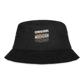 Original Oktober 1991 31. Geburtstag Geschenk Cool - Bucket Hat - Schwarz - Vorne - Lela (165cm)