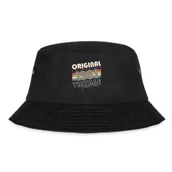 Original October 1961 61st Birthday Gift Cool - Bucket Hat - black - Front - Lela (165cm)