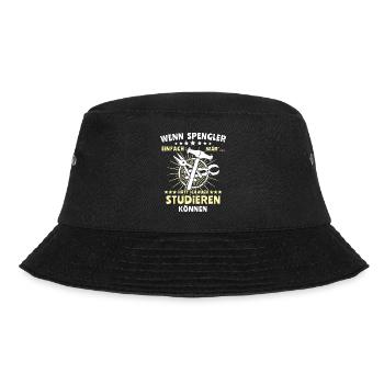 Spengler Bauspengler Spengeln - Bucket Hat - Schwarz - Vorne - Lela (165cm)