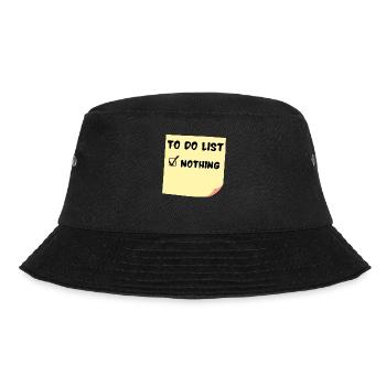 drôle de chemise de liste de choses à faire avec rien - Bob - noir - Devant - Lela (165cm)