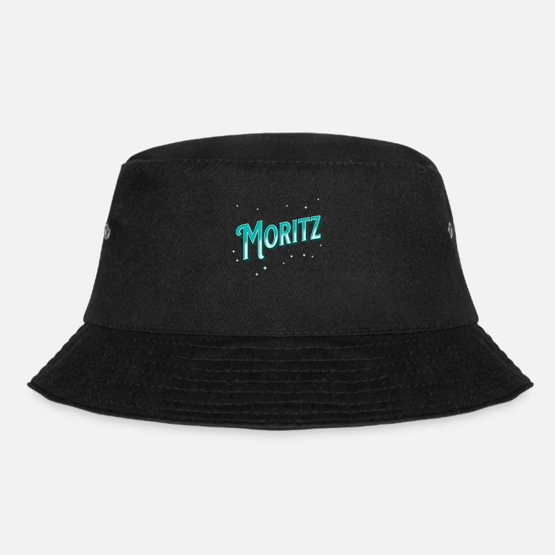 Moritz Namen personalisiert - Bucket Hat - Schwarz