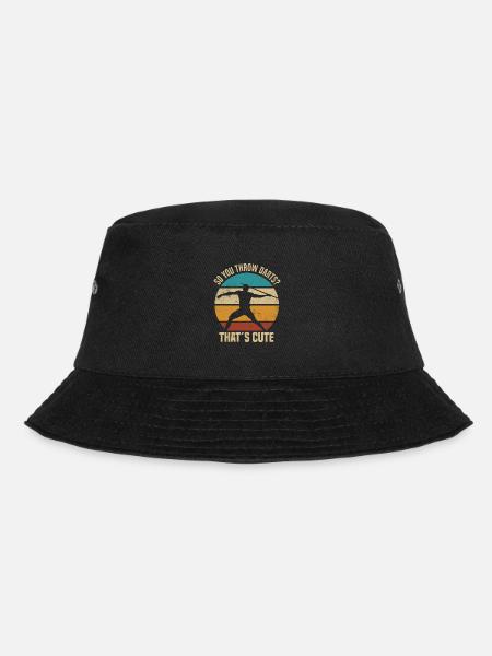 Speerwerfen - Bucket Hat - Schwarz