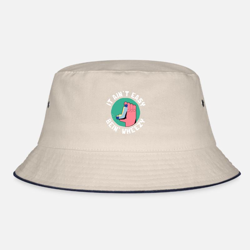 It Ain't Easy Bein' Wheezy Asthma Awareness RT Bucket Hat