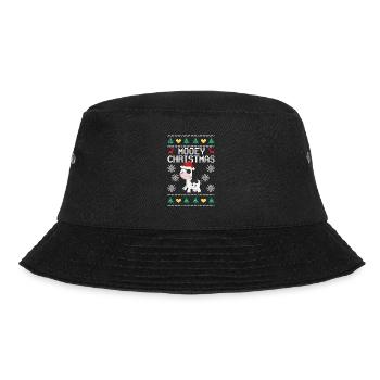 Mooey Vache de Noël Père Noël Chapeau Drôle - Bob - noir - Devant - Lela (165cm)