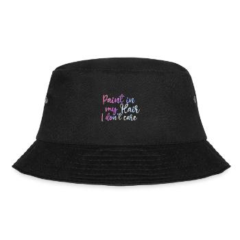 Maler Geschenk Malerei Künstler Malermeister - Bucket Hat - Schwarz - Vorne - Lela (165cm)