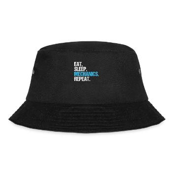 Mechanic Mechanic Mechanics Mechanic - Bucket Hat - black - Front - Lela (165cm)