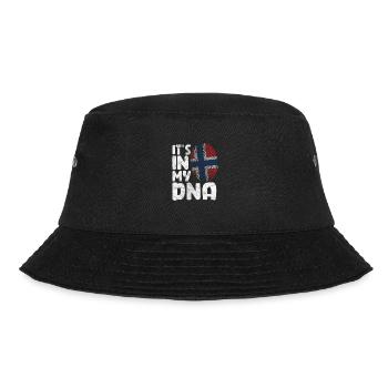 Norway Scandinavia Norge Norwegian Gift - Bucket Hat - black - Front - Lela (165cm)