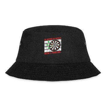 There are again my 3 problems darts darts players - Bucket Hat - black - Front - Lela (165cm)