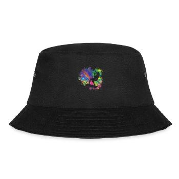 Summer Flying Surfer Colorful - Bucket Hat - black - Front - Lela (165cm)