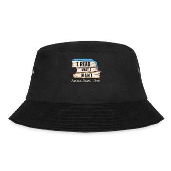 Ich Lese, Was Ich Will, Banned Books Week - Bucket Hat - Schwarz - Vorne - Lela (165cm)