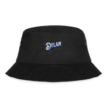 Dylan Namen personalisiert - Bucket Hat - Schwarz - Vorne - Lela (165cm)