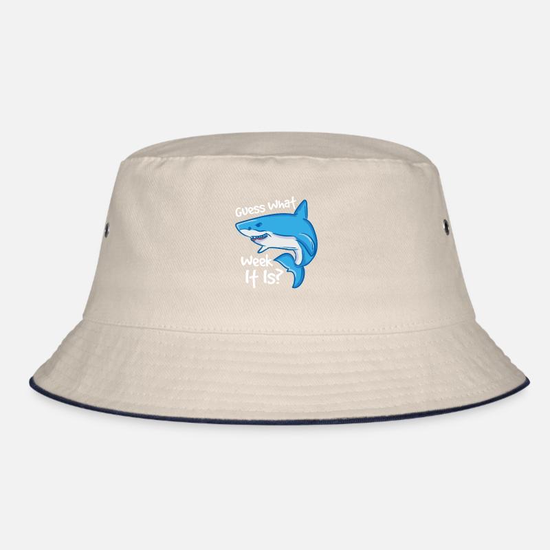 Guess what week it is hammerhead shark Bucket Hat