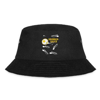 BRUNNENBAUER - Bucket Hat - Schwarz - Vorne - Lela (165cm)