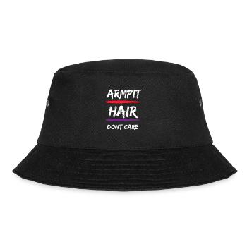 Feminist Anti Shaving Hairy Body - Bucket Hat - black - Front - Lela (165cm)