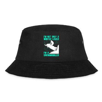 Snowmobile Snowmobile Gift - Bucket Hat - black - Front - Lela (165cm)