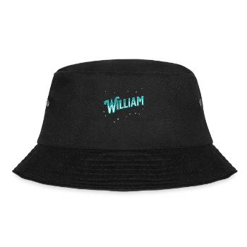 William Namen personalisiert - Bucket Hat - Schwarz - Vorne - Lela (165cm)