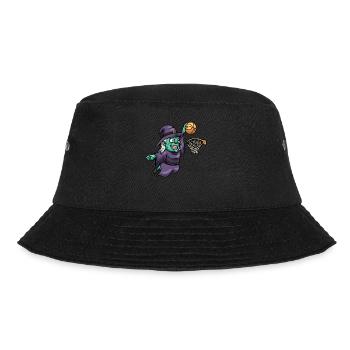 Hexe Basketball Sport Gruselig Halloween - Bucket Hat - Schwarz - Vorne - Lela (165cm)