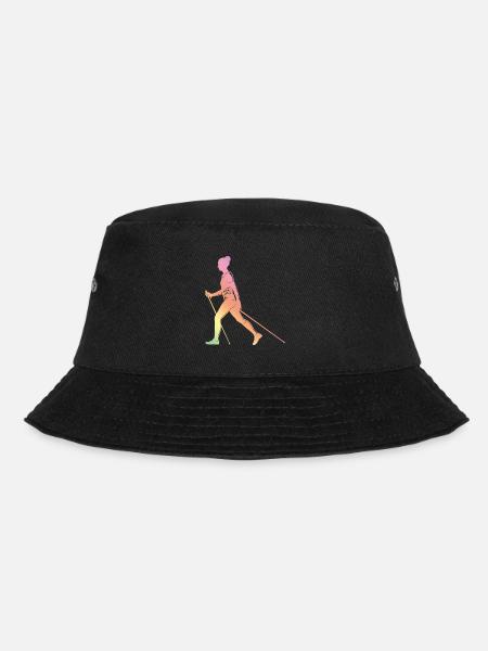 Silhouette de marche nordique - Bob - noir