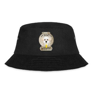 Maltese Dad Beer Lover - Bucket Hat - Schwarz - Vorne - Lela (165cm)