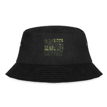 Freiheit Ist Keine Freie Armee -Veteranen -Soldat - Bucket Hat - Schwarz - Vorne - Lela (165cm)