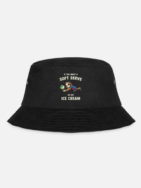 Wenn du ein Softeis willst, hol dir Eis - - Bucket Hat - Schwarz